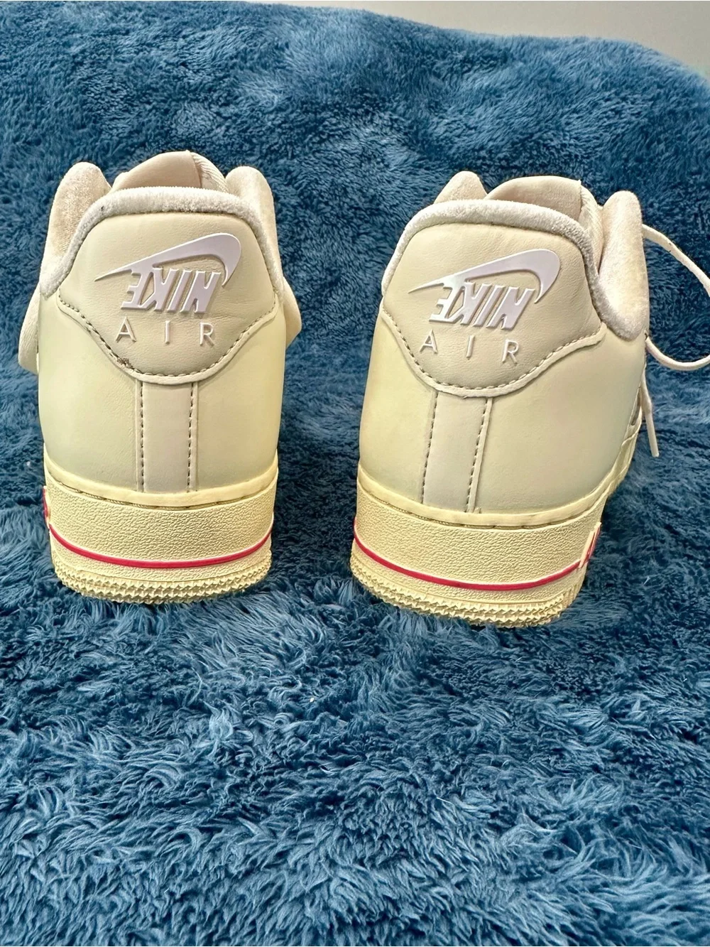 Nike Air Force 1 ’07 SE “Just Do It / Playful Pink with lace charms - Women 8.5